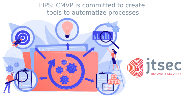 FIPS: CMVP is committed to create tools to automatize processes